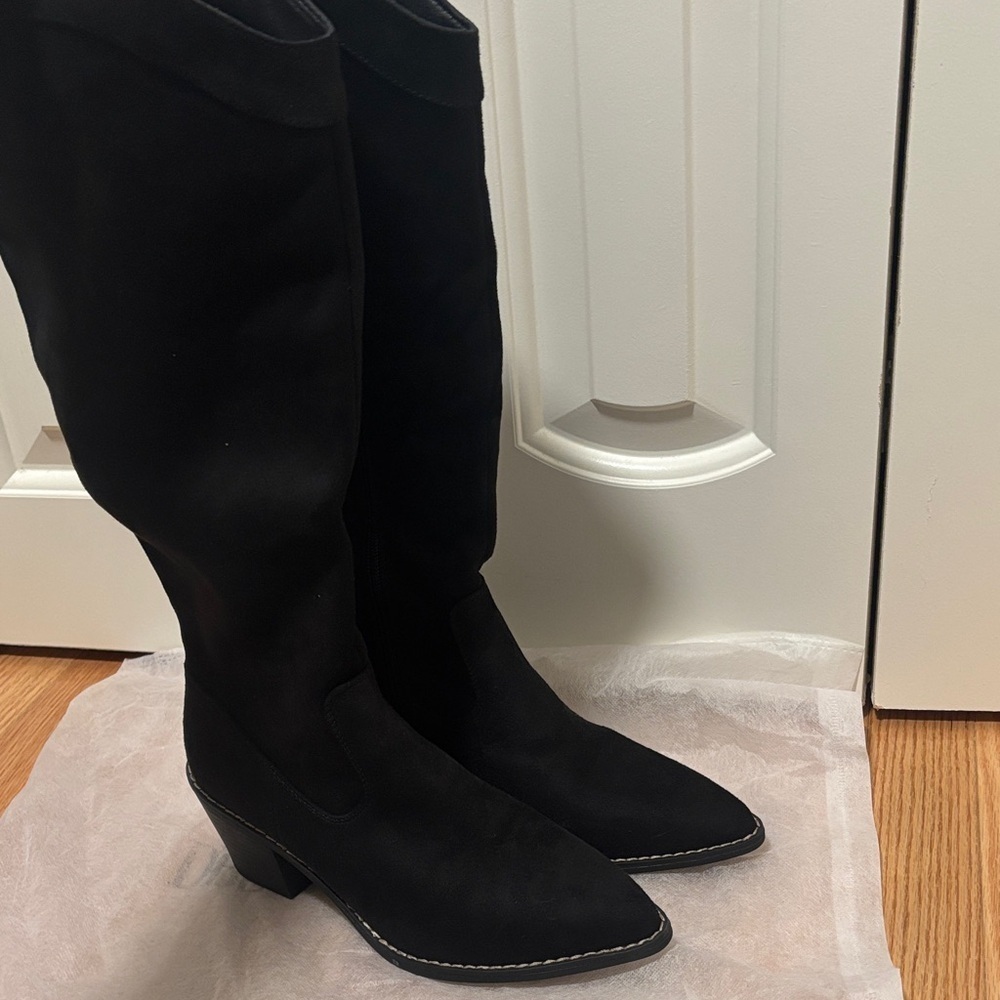 Elegant Black Women's Boots - Picture 5 of 7
